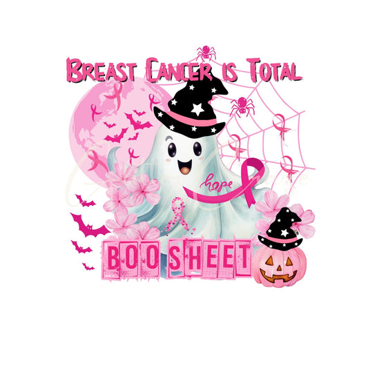 Breast Cancer is total Boo sheet - UV DTF Decal