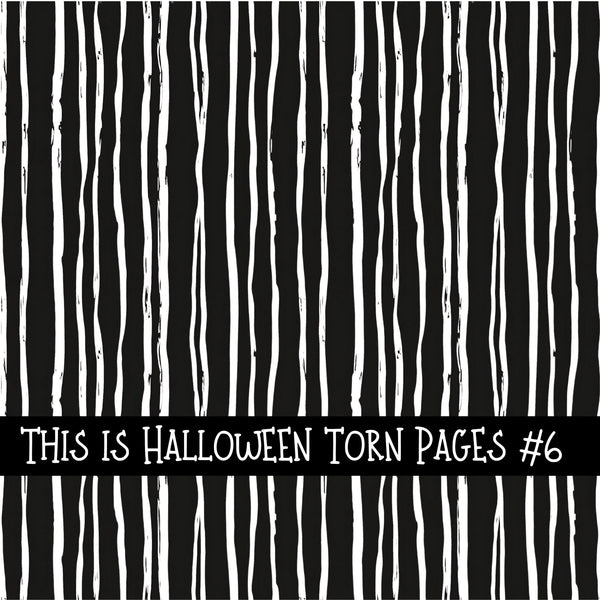 This is Halloween Torn Pages UV DTF Decal sheets 6 Designs available