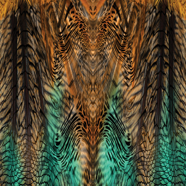 Tiger Snake Green Brown - Adhesive Vinyl 12x12 Sheet