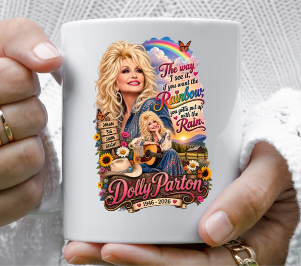 If you want the rainbow dolly Decal- UV DTF Decal