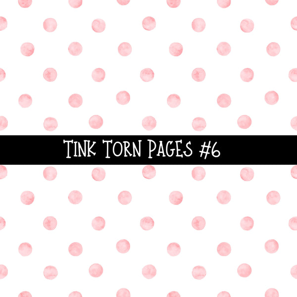 Tink Torn Pages UV DTF Decal sheets 6 Designs available