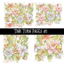 Tink Torn Pages UV DTF Decal sheets 6 Designs available