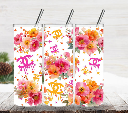 Tropical Bougie CC vinyl tumbler wraps