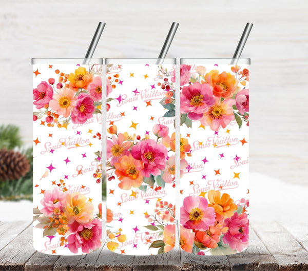 Tropical Bougie Louis  vinyl tumbler wraps