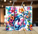 Tropical Dolphins - Adhesive Vinyl Wrap