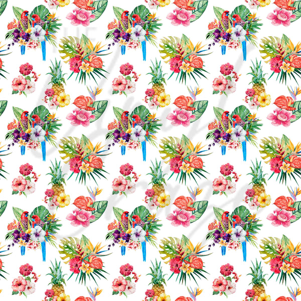 Tropical Summer - Adhesive Vinyl Sheets
