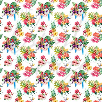 Tropical Summer - Adhesive Vinyl Sheets