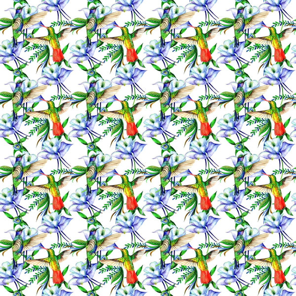 Tropical Hummingbird - Adhesive Vinyl Sheet