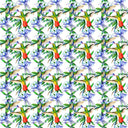 Tropical Hummingbird - Adhesive Vinyl Sheet