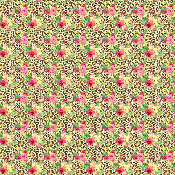 Tropical Leopard - Adhesive Vinyl Sheets