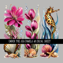 Under the Sea panels UV DTF Decal sheets 8 Designs to choose from