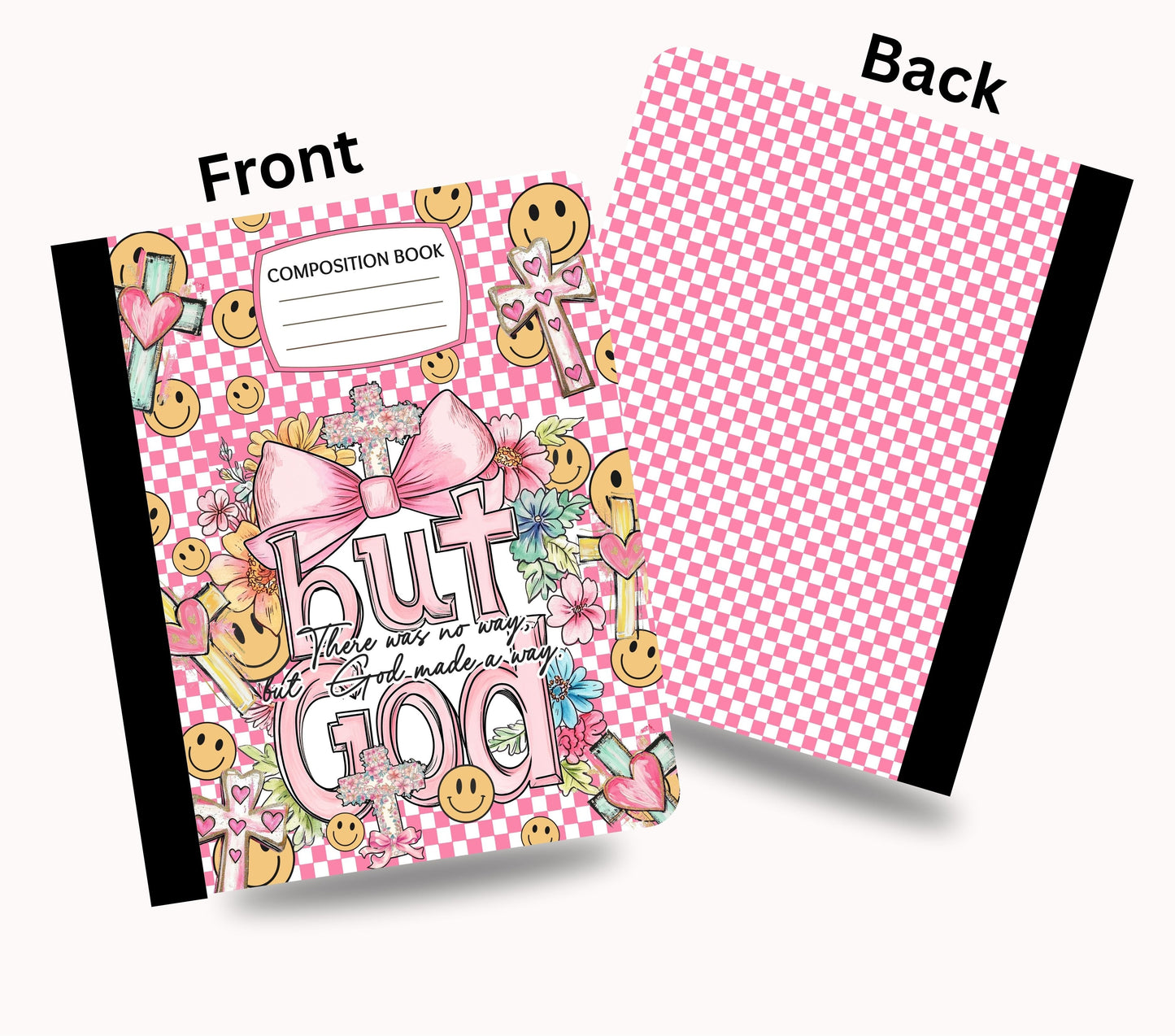 But God vinyl composition notebook wrap
