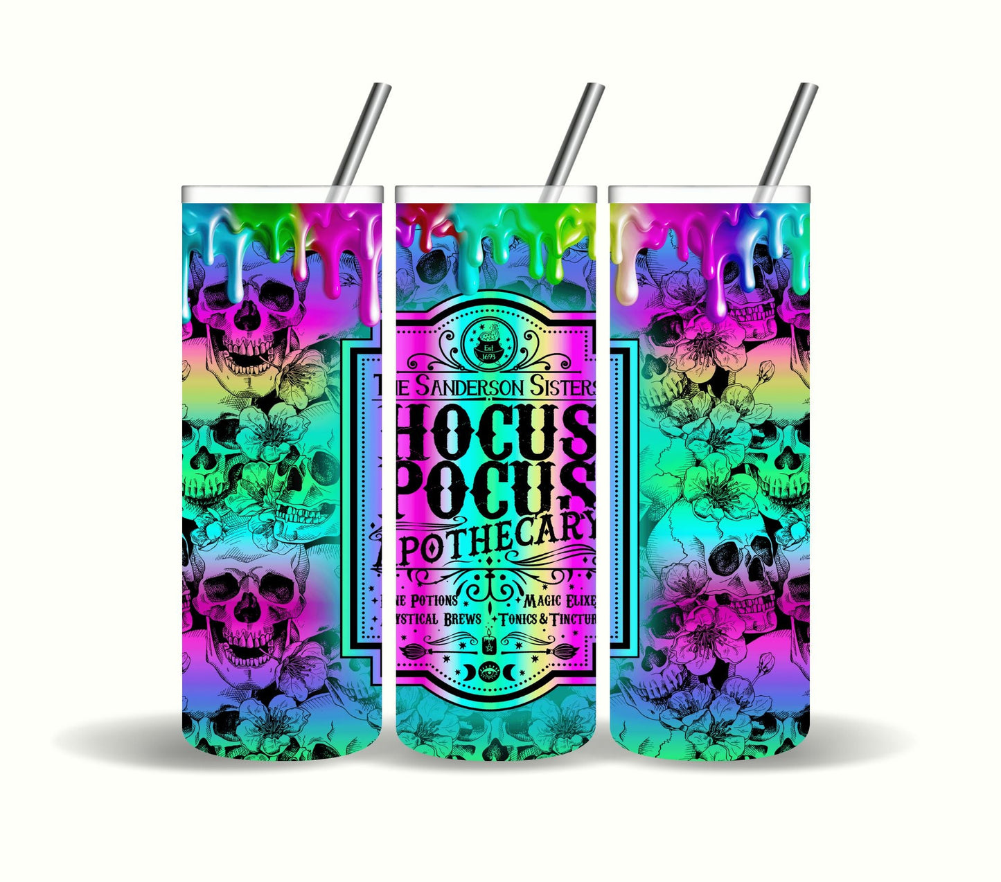 Hocus Pocus Neon - Adhesive Vinyl Wrap