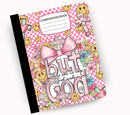 But God vinyl composition notebook wrap