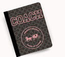 Coach 1 vinyl composition notebook wrap