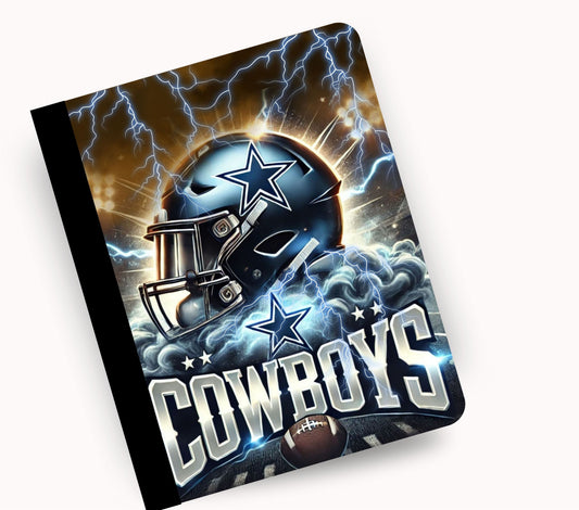 Cowboys vinyl composition notebook wrap