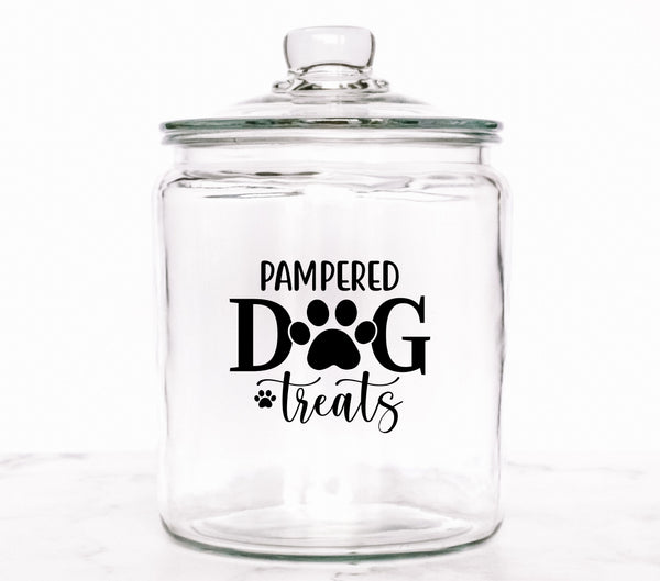 Pampered dog treats UV DTF Decals
