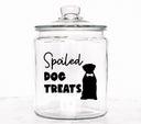 Spoiled dog treats black UV DTF Decals
