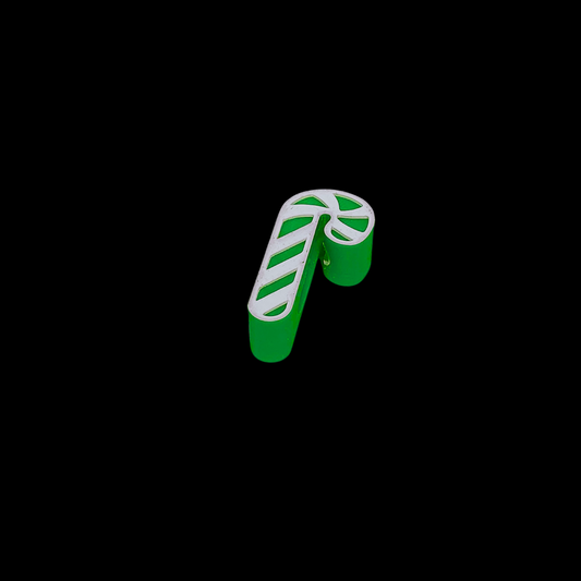 Candy Cane - Straw Topper (In color)