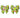 Bottoms up Grinch bow 2 pc set UV DTF Decals