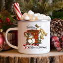 Fueled by coffee and christmas - UV DTF Decal