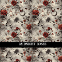 Midnight Roses 12x12 vinyl sheet