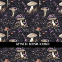Mystic Mushrooms 12x12 vinyl sheet