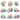 Watercolor Foral Paints - UV DTF Decal sheet