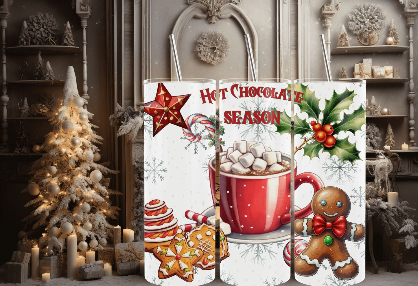 Hot Chocolate Season - Adhesive Vinyl Wrap