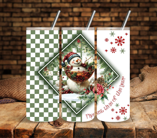 Tipsiest time of the year Vinyl tumbler wraps