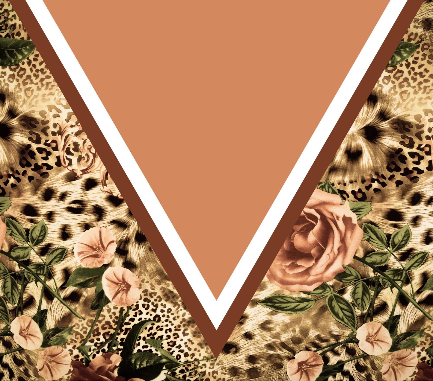 Rose Leopard - Adhesive Vinyl Wrap