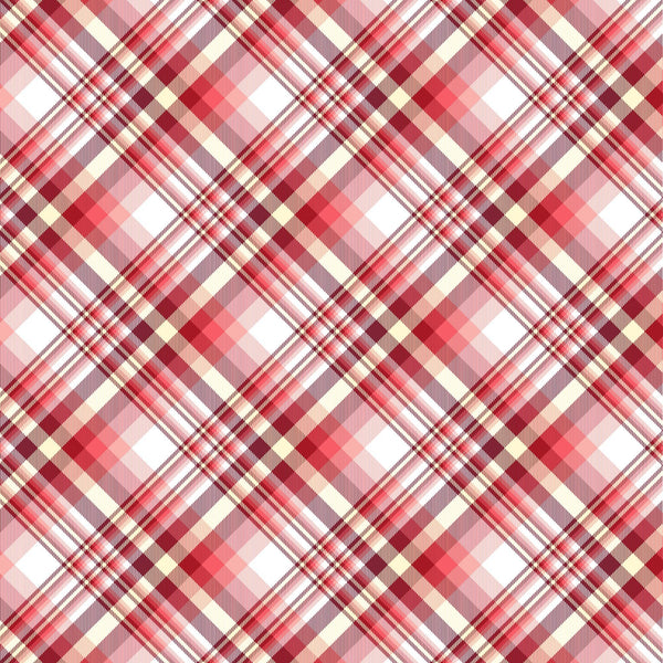 Valentines Plaid - Adhesive Vinyl Sheets