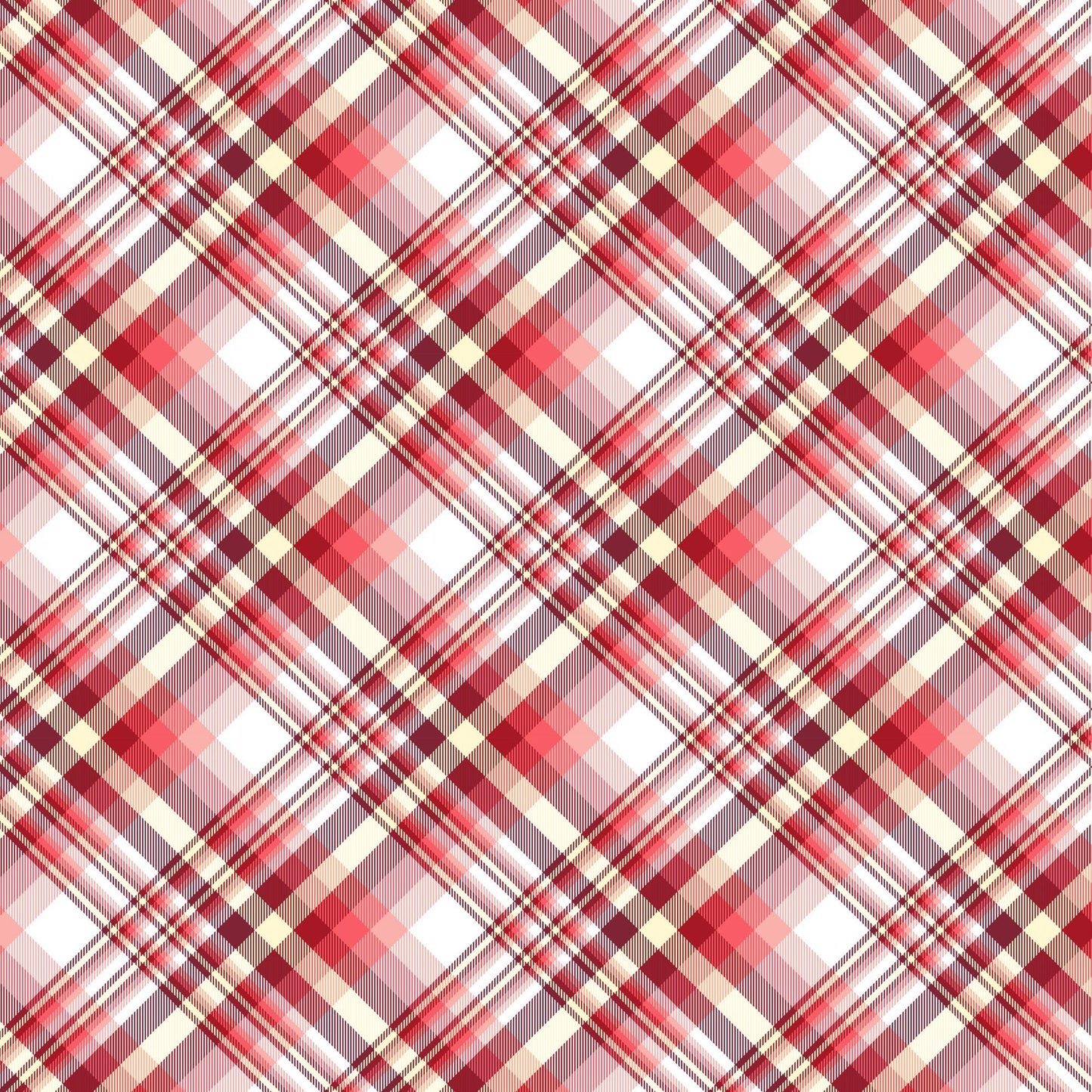 Valentines Plaid - Adhesive Vinyl Sheets