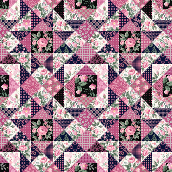 Valentine's Patchwork - Adhesive Vinyl Sheets