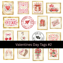 Valentines Tags - Uvdtf Decal sheet (4 options to choose from)