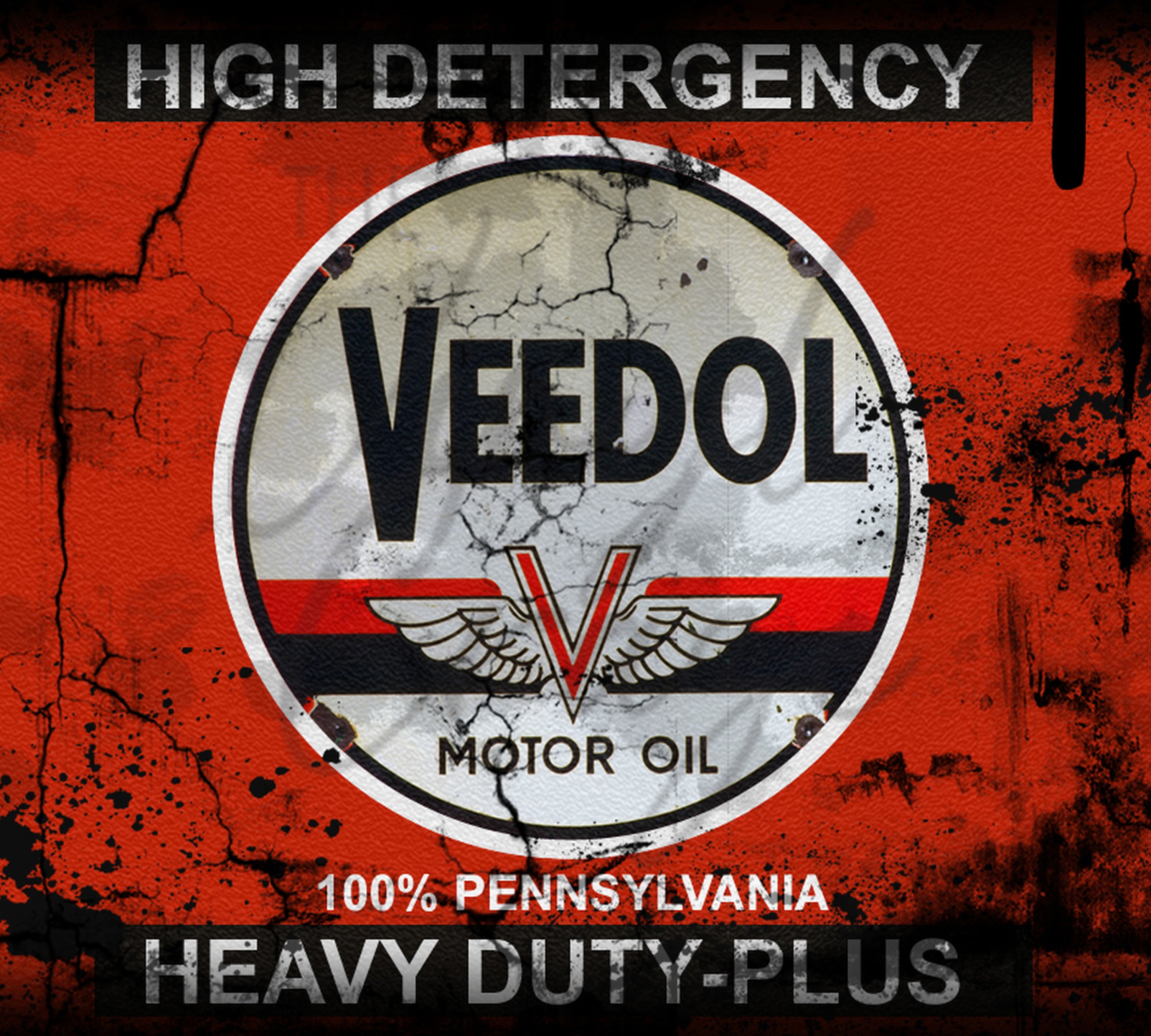 Veedol Sticker Veedol Motor - Oil Adhesive Vinyl Wrap – 3D Undercover
