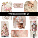 Victorian Christmas Torn Pages UV DTF Decal sheets 9 Designs available