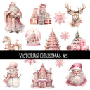 Victorian Christmas Torn Pages UV DTF Decal sheets 9 Designs available
