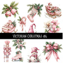 Victorian Christmas Torn Pages UV DTF Decal sheets 9 Designs available