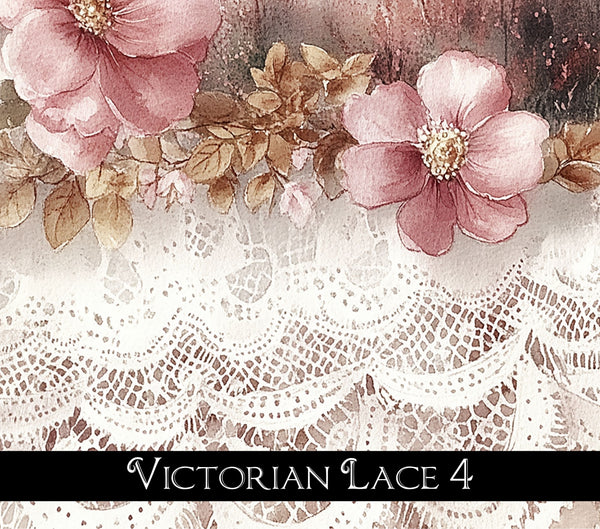 Victorian lace vinyl tumbler wraps 14 different prints