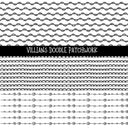 Villains Doodle Patchwork Set