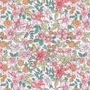 Vintage Handdrawn Flowers - Adhesive Vinyl 12x12 Sheet