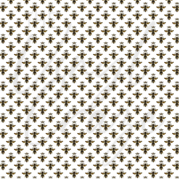 Vintage Bees - Adhesive Vinyl Sheets