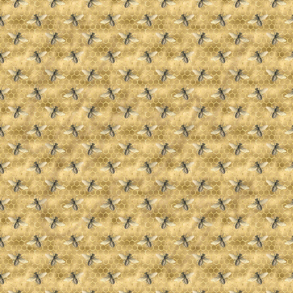 Vintage Bees - Adhesive Vinyl Sheets