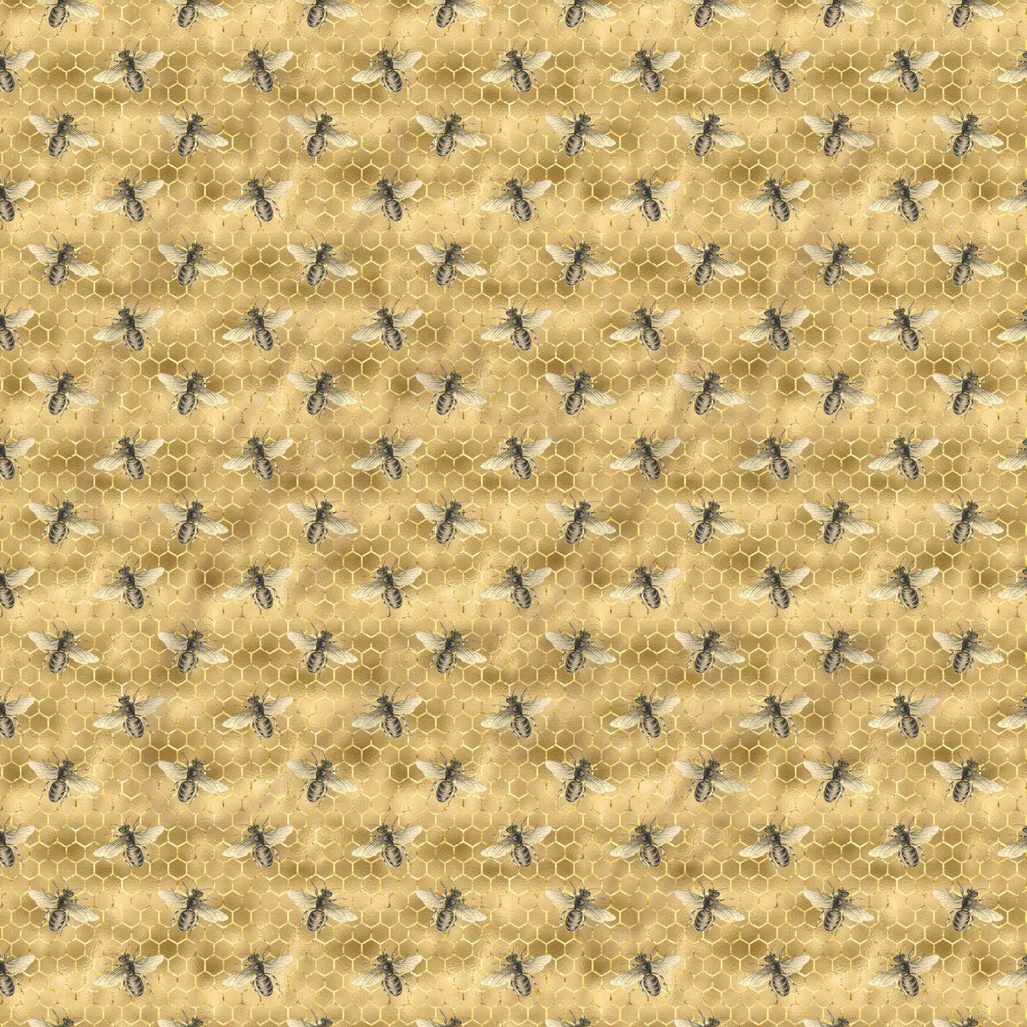Vintage Bees - Adhesive Vinyl Sheets
