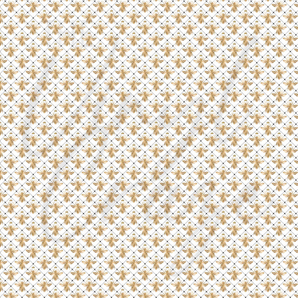 Vintage Bees - Adhesive Vinyl Sheets