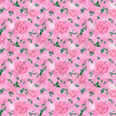 Vintage Pink Florals - Adhesive Vinyl Sheets