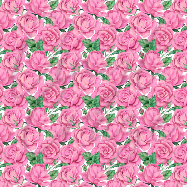 Vintage Pink Florals - Adhesive Vinyl Sheets