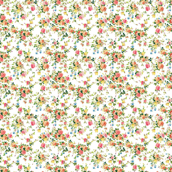 Vintage Flowers - Adhesive Vinyl Sheets