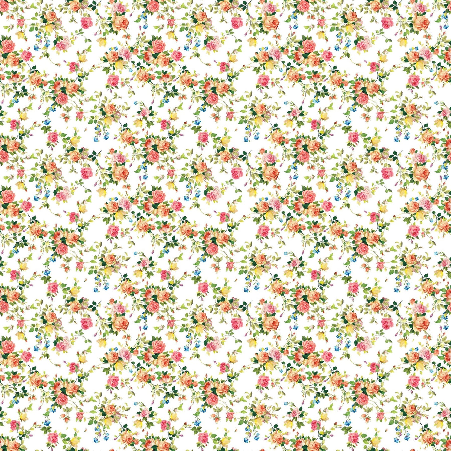 Vintage Flowers - Adhesive Vinyl Sheets